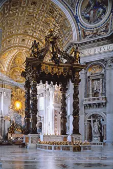 Bronze Prints: Canopy of Saint Peter in Vatican City