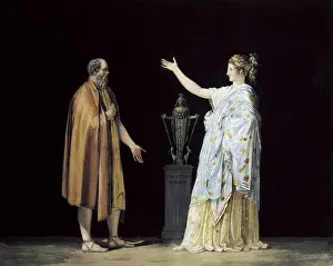 1798 Prints: CANOVA, Antonio (1757-1822). Socrates and the Philosophy