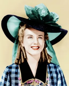 Plaid Prints: CAN'T HELP SINGING, Deanna Durbin, 1944
