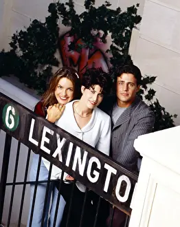 Mariska Prints: CAN'T HURRY LOVE, from left: Mariska Hargitay, Nancy McKeon, Louis Mandylor, 1995
