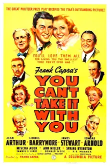 Stewart Prints: YOU CAN'T TAKE IT WITH YOU, James Stewart, Jean Arthur, 1938