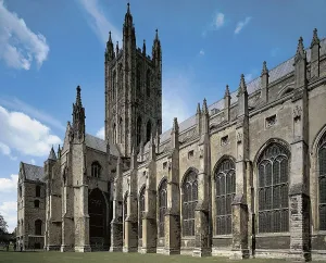 South East England Prints: Canterbury Cathedral. 1070-1498