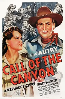 2014 Prints: CALL OF THE CANYON, U.S. poster, from left: Ruth Terry, Gene Autry, 1942