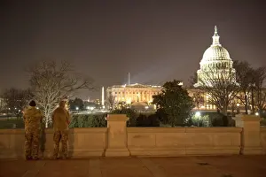 Guards Prints: With the capitol in the background