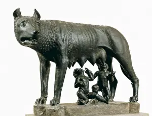 Bronze Prints: Capitoline Wolf. 5th c. BC. Etruscan art