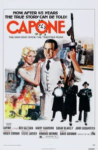 Prints of CAPONE, US poster, top from left: Susan Blakely, Ben Gazzara, 1975, TM and Copyright 20th Century Fox Film Corp./courtesy Everett Collection October Prints: CAPONE, US poster, top from left: Susan Blakely