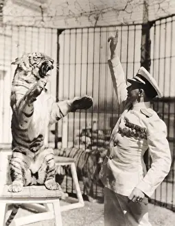 Viennese Prints: Capt. Roman Proske, an animal trainer born in Vienna in 1898