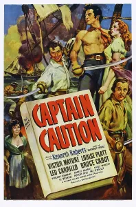 Cabot Prints: CAPTAIN CAUTION, US poster, top from left: Bruce Cabot