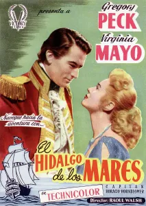 Mayo Prints: CAPTAIN HORATIO HORNBLOWER, Gregory Peck, Virginia Mayo, 1951