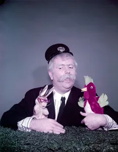 1960s Portrait Prints: CAPTAIN KANGAROO, from left, Bunny Rabbit (voiced by Gus Cosmo Allegretti)