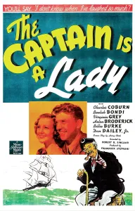 Smoking Pipe Prints: THE CAPTAIN IS A LADY, US poster