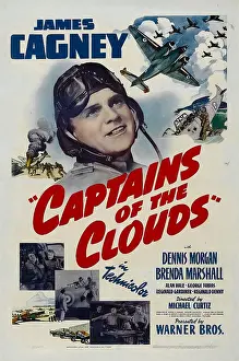 Airplane Prints: CAPTAINS OF THE CLOUDS, James Cagney, 1942