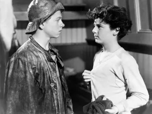 Raincoat Prints: CAPTAINS COURAGEOUS, from left, Mickey Rooney, Freddie Bartholomew, 1937