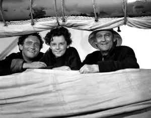 Sail Prints: CAPTAINS COURAGEOUS, Spencer Tracy, Freddie Bartholomew, Lionel Barrymore, 1937