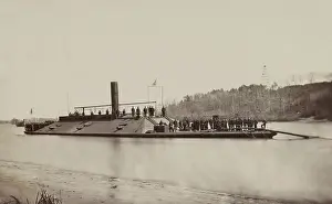Seaman Prints: Captured Confederate ram, the former CSS Atlanta