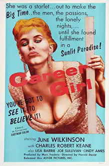 CAREER GIRL, US poster art, June Wilkinson, 1960