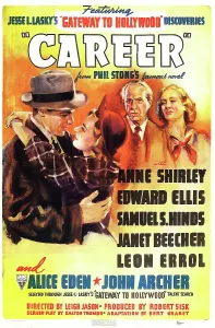 Images Dated 3rd December 2012: CAREER, US poster art, from left: John Archer