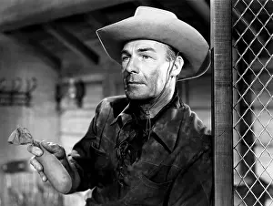 Jsx 60 Prints: THE CARIBOO TRAIL, Randolph Scott, 1950