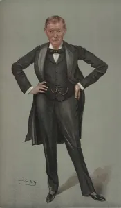 States Statesman Prints: A caricature of Winston Churchill by Spy for VANITY FAIR magazine. 1900