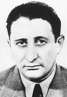 Mobsters Prints: Carlo Gambino, an Italian-born American gangster was boss of the Gambino crime family