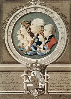 Ferdinand Vii Of Spain 1784 1833 Prints: Carlos IV of Spain and the royal family: Mara Luisa of Parma; Fernando