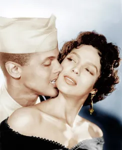 Kissing Cheek Prints: CARMEN JONES, from left: Harry Belafonte
