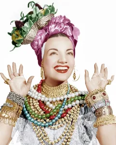 Red Lips Prints: Carmen Miranda, ca. late 1940s