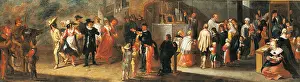 Rite Prints: Carnival and Lent, by Cornelis de Wael School, ca