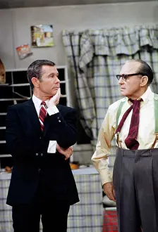 : CARNIVAL NIGHTS, from left: Johnny Carson, Jack Benny, (aired March 20, 1968)