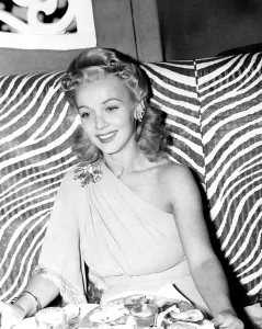 Restaurant Prints: Carole Landis, at El Morocco, ca. early 1940s