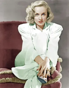 Sitting In Chair Prints: Carole Lombard, circa 1939
