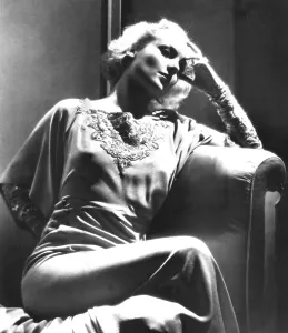 Sitting In Chair Prints: Carole Lombard, portrait ca. 1933