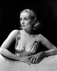 Brooch Prints: Carole Lombard in publicity for VIGIL IN THE NIGHT, 1940