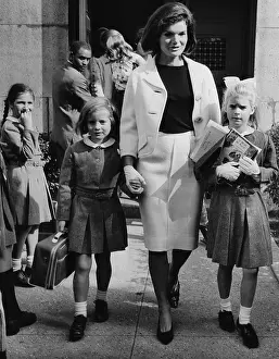 Lawford Prints: Caroline Kennedy (front left), Jacqueline Kennedy (center)