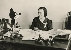 Secretary Prints: Carolyn Shafer, secretary to Mickey Mouse