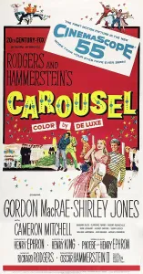 CAROUSEL, US poster art, 1956