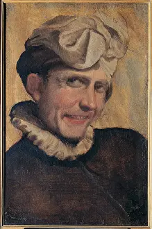 Happiness Prints: Carracci Annibale, Young Man Laughing