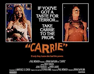 Sissy Prints: CARRIE, US poster art, Sissy Spacek, 1976