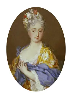 CARRIERA, Rosalba (1675-1757). Portrait of a Lady. Rococo. Painting. ITALY. Venice. Gallerie dell'Accademia (Academy Gallery)