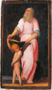 John The Baptist Prints: Carro della Zecca, by Jacopo Carrucci know as Pontormo