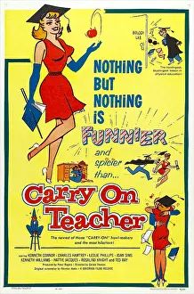 Independent Film Prints: CARRY ON TEACHER, British poster, 1959