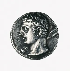 Coin Prints: Carthaginian coin. Minted in Spain between 237-206 BC