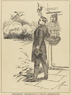 Venezuela Prints: Cartoon about the Anglo-German naval blockade of Venezuela