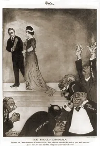 Lawyers Prints: Cartoon commenting on Louis Brandeis appointment to the Supreme Court in 1916
