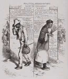 Emigration Prints: Cartoon from Harper's weekly