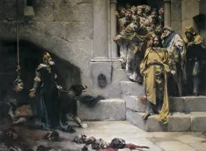 Revenge Prints: CASADO DEL ALISAL, Jose (1832-1886). The Bell of Huesca. 1874 - 1880