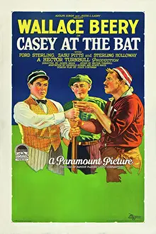 Wallace Prints: CASEY AT THE BAT, right: Wallace Beery, 1927