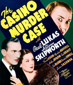 Bow Tie Prints: THE CASINO MURDER CASE, US poster art