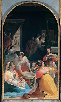 Nativity Prints: Casolani Alessandro, Birth of the Virgin Mary