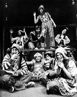 Theatre Prints: Cast members of the national touring company of GODSPELL'